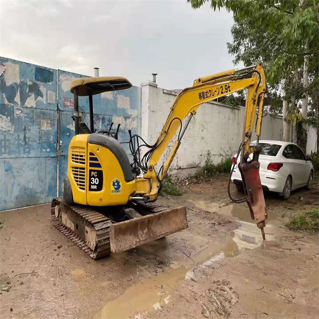 3 টন ব্যবহৃত জাপান উচ্চ মানের কমাতু পিসি 30 এমআর ক্রলার এক্সক্যাভারেটর কম কাজের সময় সহ