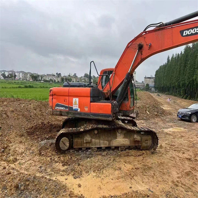 25 টন প্রস্তুত ব্যবহৃত Excavator জন্য কাজ এবং অভিজ্ঞ ব্যবহৃত কোরিয়া আমদানি Doosan DX 260LC