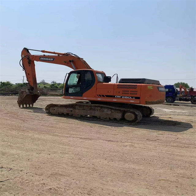 25 টন প্রস্তুত ব্যবহৃত Excavator জন্য কাজ এবং অভিজ্ঞ ব্যবহৃত কোরিয়া আমদানি Doosan DX 260LC