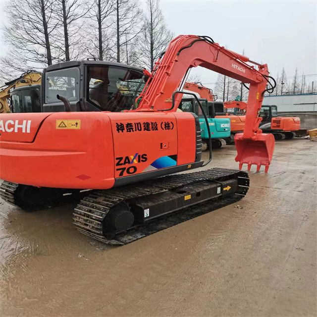 6.3 টন মিনি রেডি ব্যবহৃত Excavator কাজের জন্য এবং অভিজ্ঞ ব্যবহৃত জাপান আমদানি Hitachi ZX 70 ভাল অবস্থায়