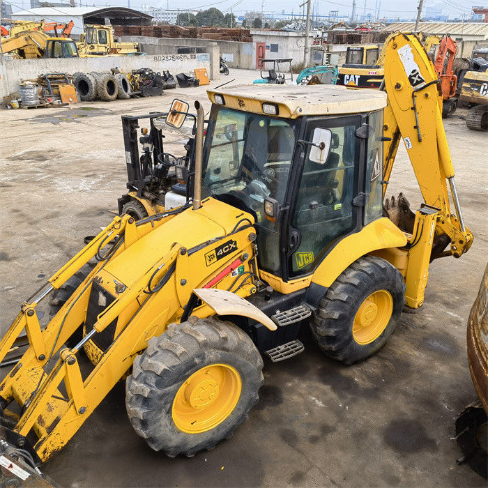 8 টন Jcb 4cx ব্যাকহো লোডার Excavator ব্যবহৃত ব্রিটেন 8.18t ব্যবহৃত কম্প্যাক্ট লোডার