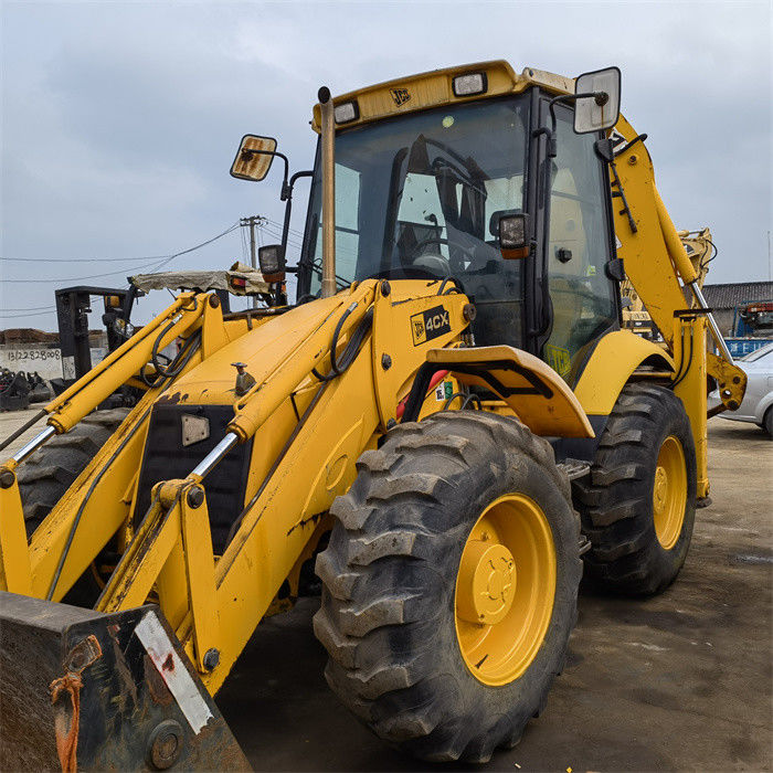 8 টন Jcb 4cx ব্যাকহো লোডার Excavator ব্যবহৃত ব্রিটেন 8.18t ব্যবহৃত কম্প্যাক্ট লোডার