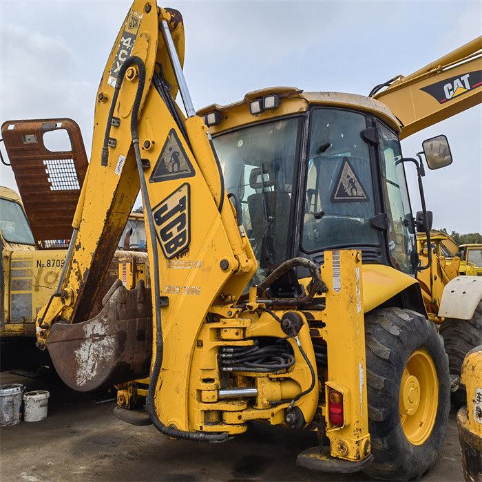 8 টন Jcb 4cx ব্যাকহো লোডার Excavator ব্যবহৃত ব্রিটেন 8.18t ব্যবহৃত কম্প্যাক্ট লোডার
