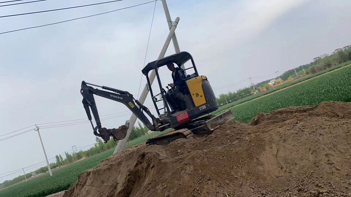 সুইডেন উচ্চ মানের ভলভো EC18D crawler excavator মেশিন প্রায় নতুন ব্যবহৃত আমদানি