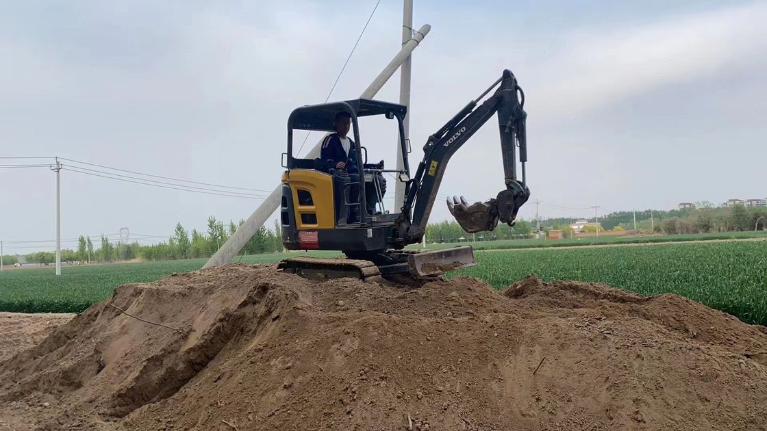 সুইডেন উচ্চ মানের ভলভো EC18D crawler excavator মেশিন প্রায় নতুন ব্যবহৃত আমদানি