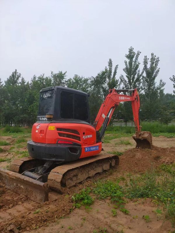 ব্যবহৃত কুবোটা মিনি এক্সক্যাভেটর কুবোটা Kx165 এক্সক্যাভেটর মেশিন ব্যবহৃত ওজন 5.54t