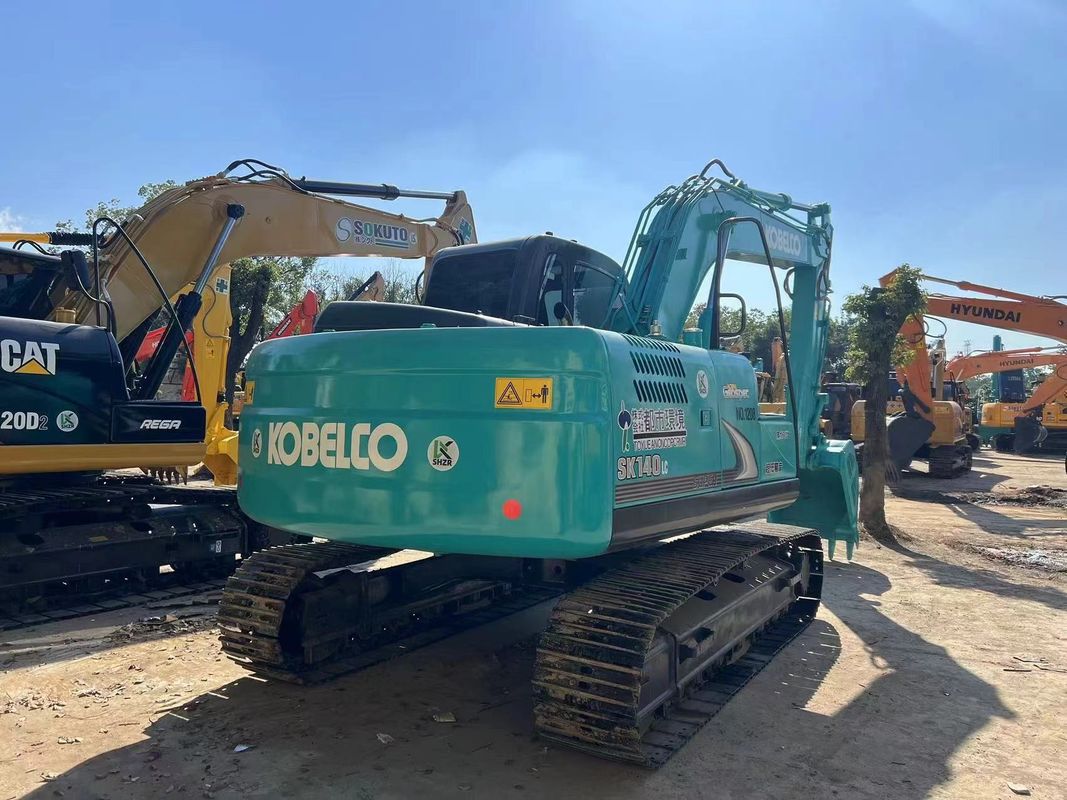 সেকেন্ড হ্যান্ড এক্সক্যাভারেটর Kobelco Sk140lc 8 ক্রলার এক্সক্যাভারেটর ক্রেন ওজন 13.3t