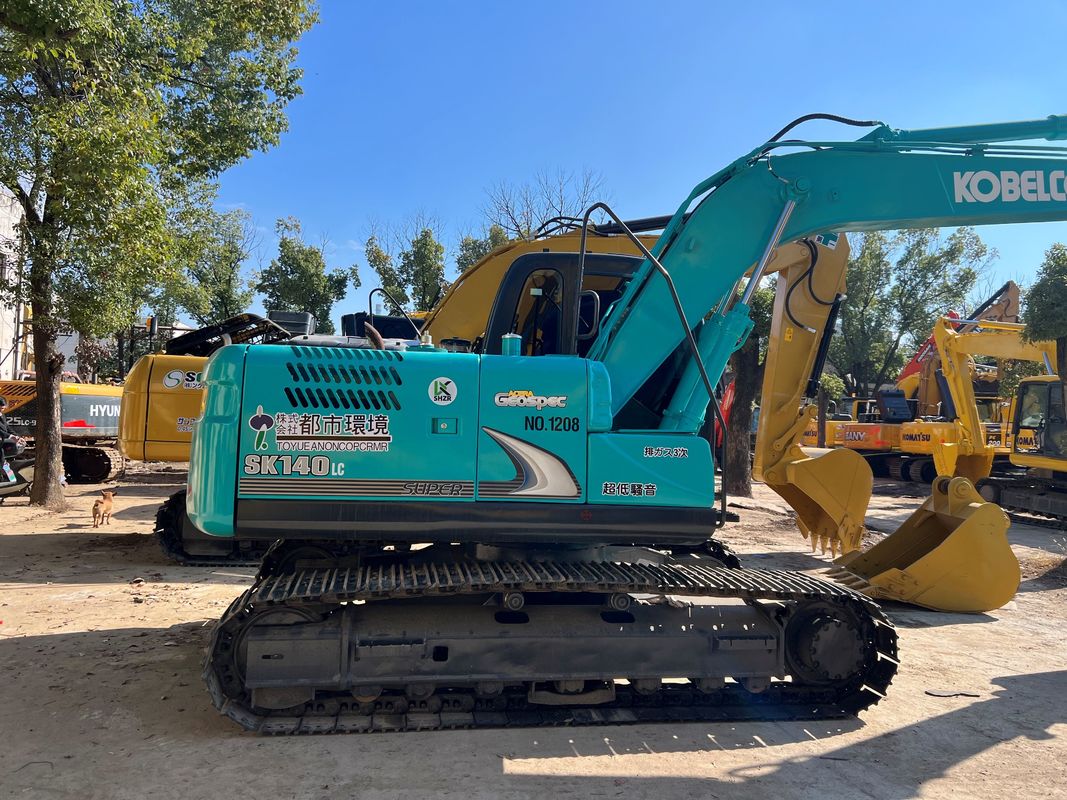 সেকেন্ড হ্যান্ড এক্সক্যাভারেটর Kobelco Sk140lc 8 ক্রলার এক্সক্যাভারেটর ক্রেন ওজন 13.3t