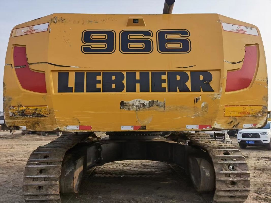 ব্যবহৃত Liebherr R966 কাজ করার জন্য প্রস্তুত এবং অভিজ্ঞ জার্মান ভাল অবস্থায় আমদানি