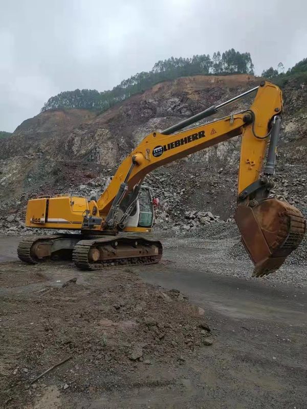 ব্যবহৃত Liebherr R944 কাজ করার জন্য প্রস্তুত এবং অভিজ্ঞ জার্মান ভাল অবস্থায় আমদানি