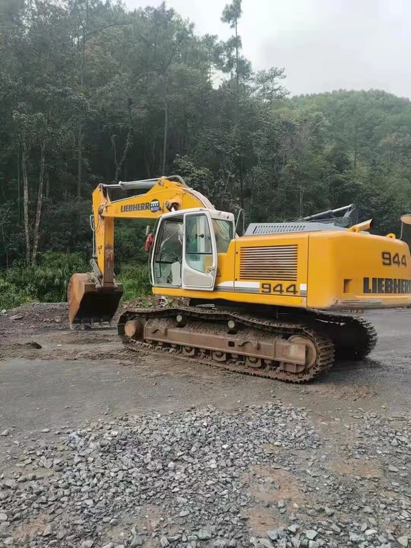 ব্যবহৃত Liebherr R944 কাজ করার জন্য প্রস্তুত এবং অভিজ্ঞ জার্মান ভাল অবস্থায় আমদানি