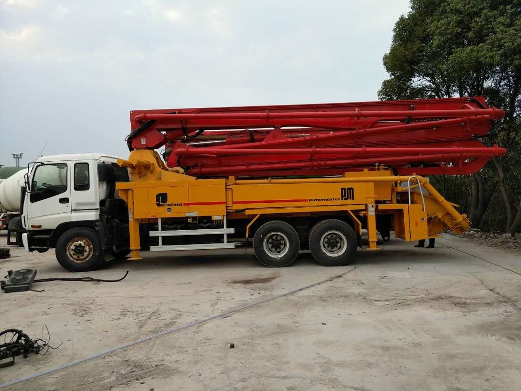37M কাজ করার জন্য প্রস্তুত জার্মানি মূল Putzmeister M37 28 টন পাম্প ট্রাক