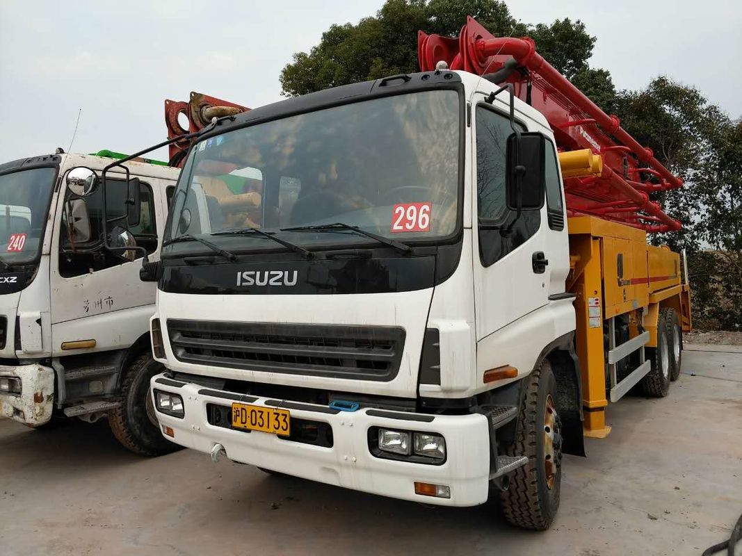 37M কাজ করার জন্য প্রস্তুত জার্মানি মূল Putzmeister M37 28 টন পাম্প ট্রাক