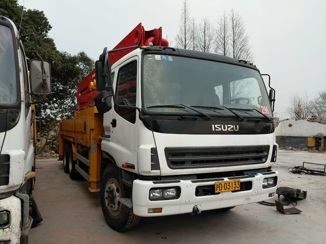 37M কাজ করার জন্য প্রস্তুত জার্মানি মূল Putzmeister M37 28 টন পাম্প ট্রাক