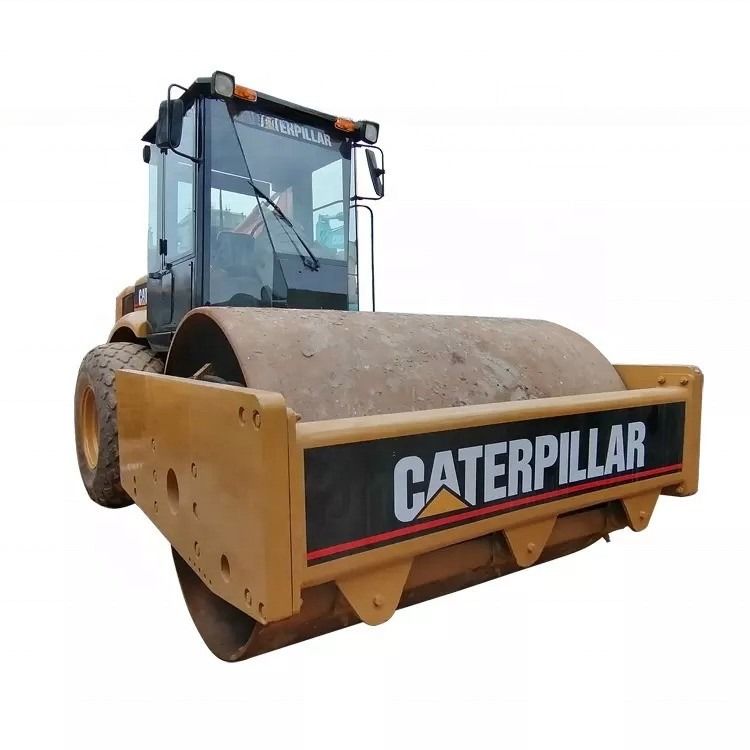 ভাল অবস্থায় CAT CS-583D ভিব্রেশন সিঙ্গল ড্রাম রোড রোলার মূল খুচরা যন্ত্রাংশ সহ
