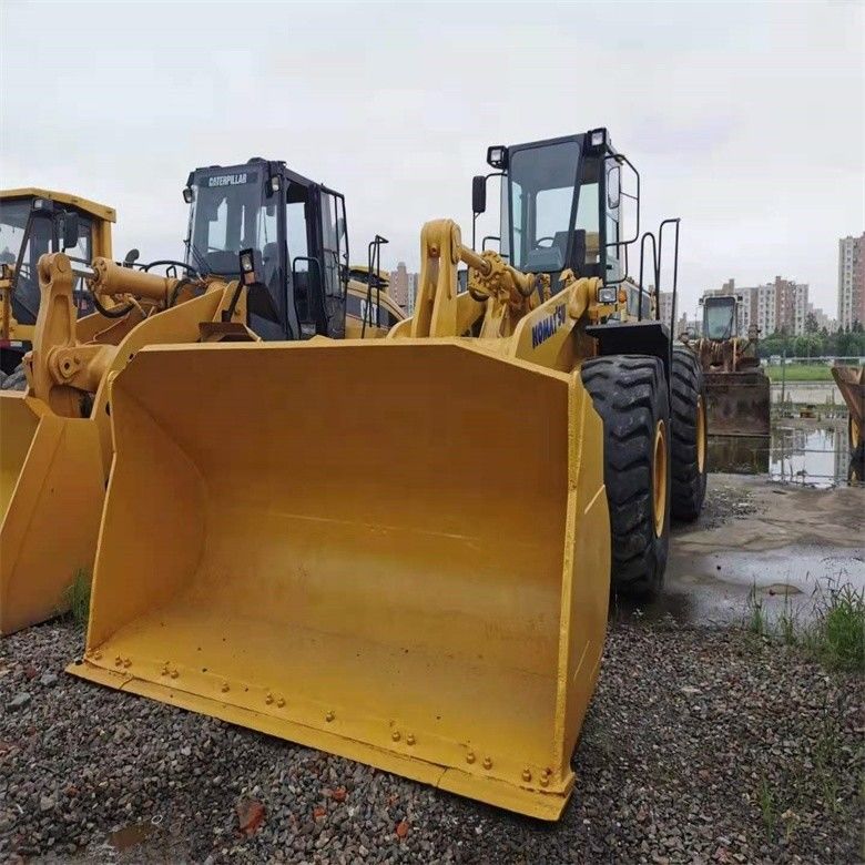 জাপান তৈরি WA420-3 3.5cbm 6t ব্যবহৃত Komatsu চাকা লোডার জন্য পৃথিবী সরানো অপারেশন