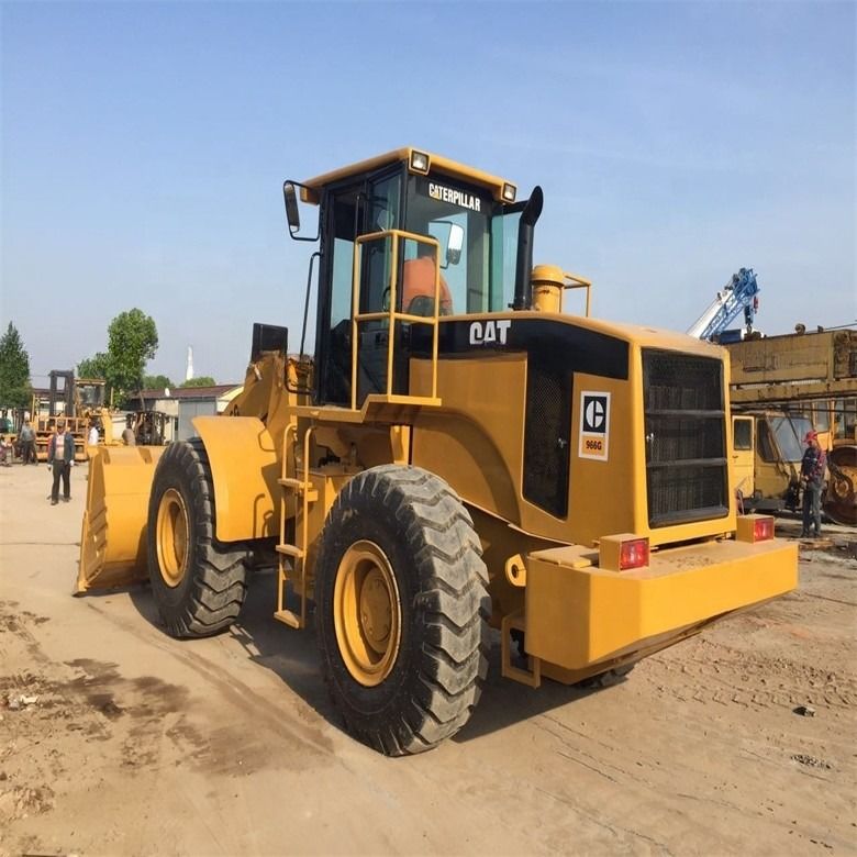 দ্রুত লোডিং সহ Caterpillar CAT 966G 966 চাকা লোডার 22500 23000 কেজি মেশিন ওজন
