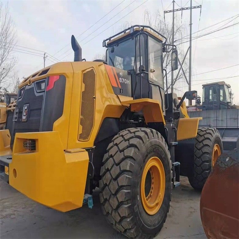 LIUGONG 870H 7 টন হুইল লোডার কম কাজের ঘন্টা এবং মূল জলবাহী পাম্প সঙ্গে