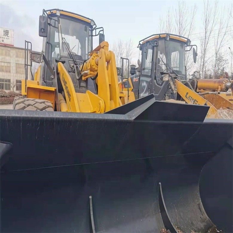 LIUGONG 870H 7 টন হুইল লোডার কম কাজের ঘন্টা এবং মূল জলবাহী পাম্প সঙ্গে
