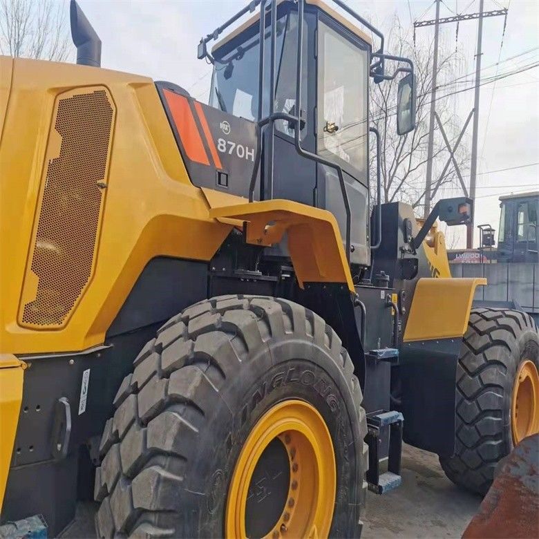 LIUGONG 870H 7 টন হুইল লোডার কম কাজের ঘন্টা এবং মূল জলবাহী পাম্প সঙ্গে