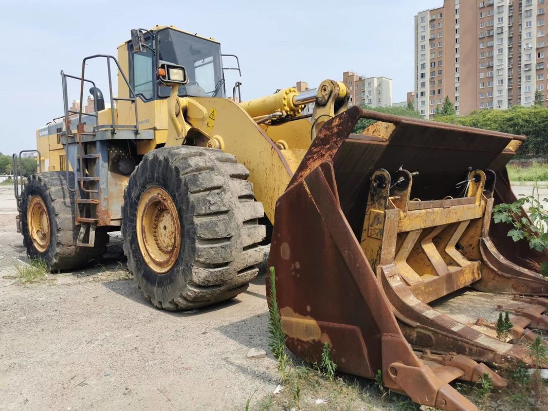 নির্মাণ বিল্ডিং সলিউশন জন্য Komatsu 600 মডেল ভারী দায়িত্ব WA600-6 চাকা লোডার