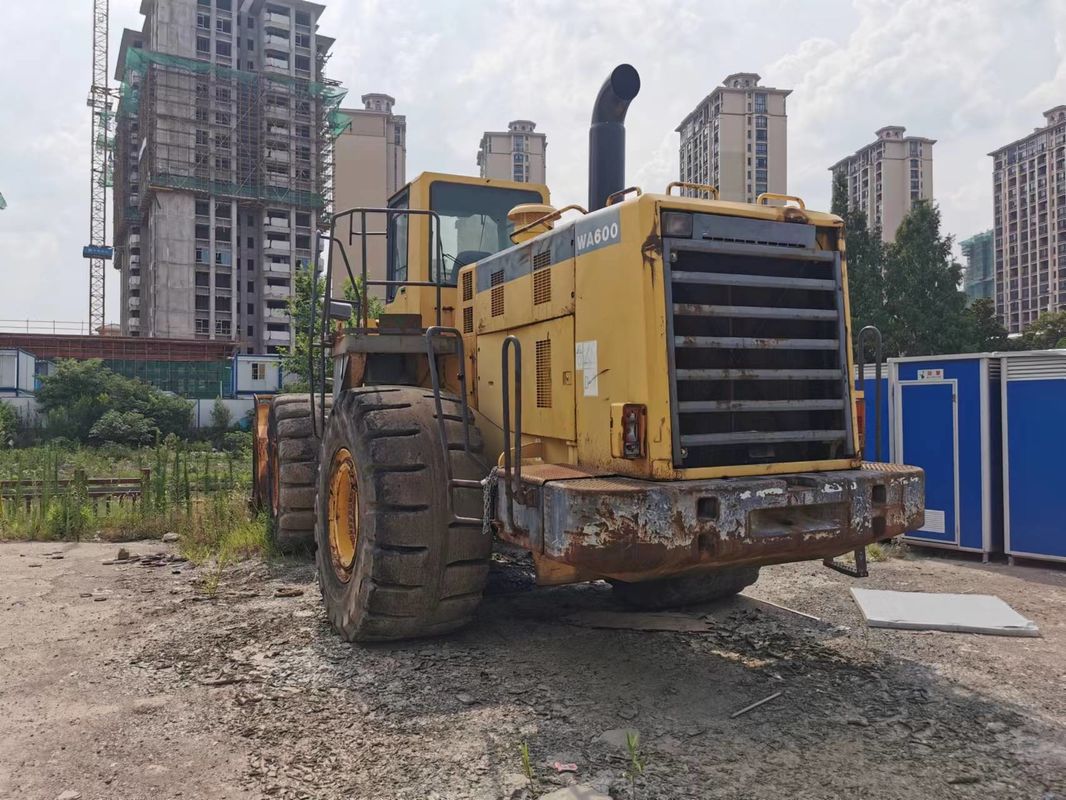 নির্মাণ বিল্ডিং সলিউশন জন্য Komatsu 600 মডেল ভারী দায়িত্ব WA600-6 চাকা লোডার
