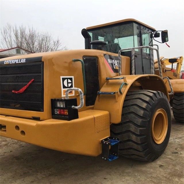 24 টন ব্যবহৃত CAT 966h কম কাজের ঘন্টা সহ হুইল লোডার মূল জাপানে তৈরি