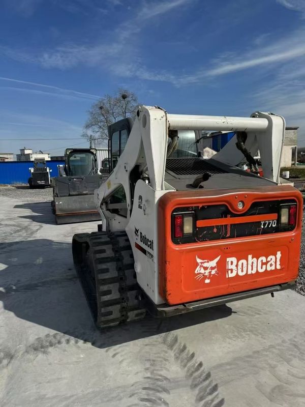 ব্যবহৃত Bobcat T770 স্কিড স্টিয়ার লোডার বিক্রির জন্য চীন রপ্তানি ভাল অবস্থায়